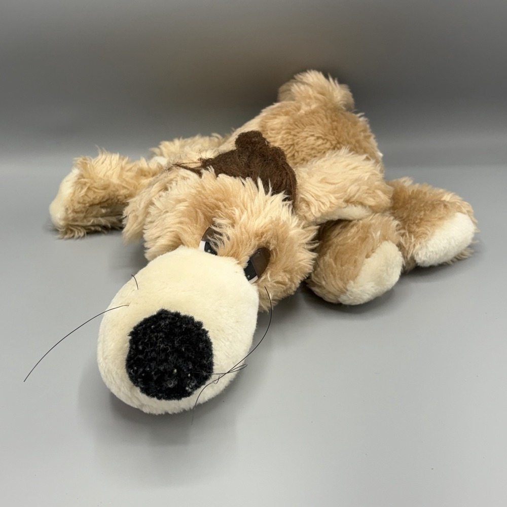 Vintage 1981 Scroungy Puppy Plush Dog American Greetings Original Red Collar 14"